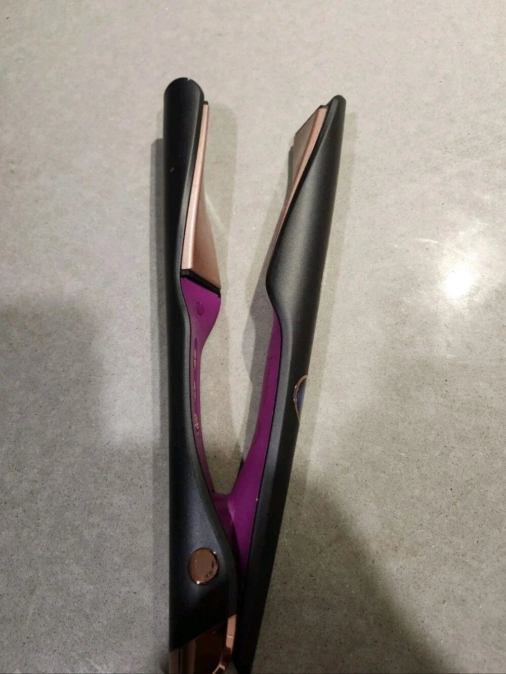 LANDOT Hair Straightener and Curler 2 in 1, Twist Straightening Curling Iron